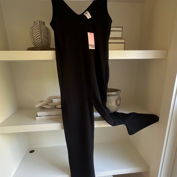 Smash + Tess TUESDAY WIDE LEG ROMPER II IN MIDNIGHT BLACK NEW WITH TAG - Picture 2 of 6